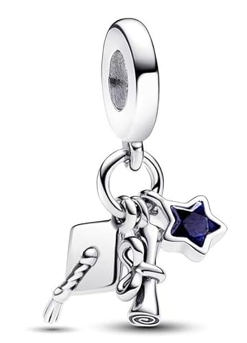 PHCLASY Blue Graduation Star Charms-Anhänger Kompatibilität für Armband Schulabschluss Charm Women's von PHCLASY