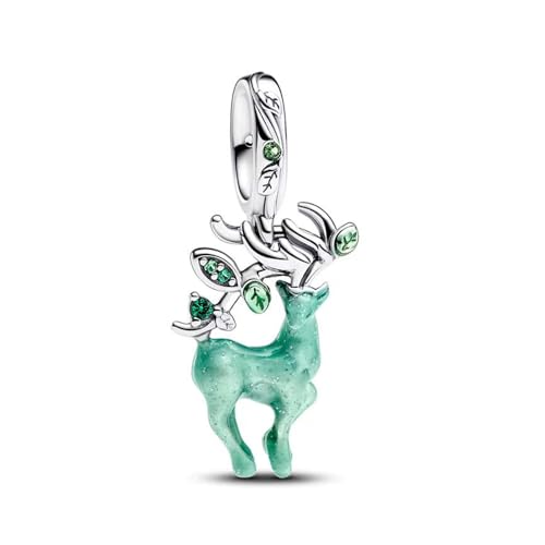 PHCLASY "Glow in the Dark- Deer Charms Anhänger Nettes Tier Kompatibilität für Armband Herz Geburtstagsgeschenk für Frauen von PHCLASY