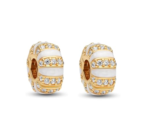 PHCLASY Gold Clip-Charm Kompatibilität für Europas Armband Anhänger für Damen von PHCLASY