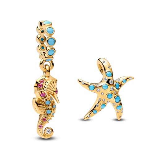 PHCLASY Gold Set Charms Kompatibilität für Europas Armband Anhänger für Damen von PHCLASY
