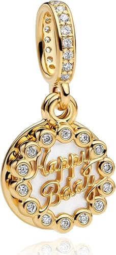 PHCLASY Happy Birthday Cake Charms Kompatibilität für Europas Armband Anhänger für Damen PHCLASY Happy Birthday Cake Charms Kompatibilität für Europas Armband Anhänger für Damen von PHCLASY