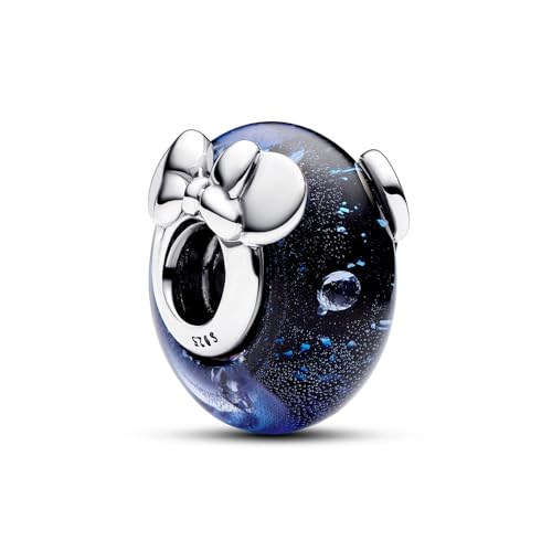 PHCLASY Mouse Blue Murano Glass Charm Kompatibel for Armband und Halskette 925 Sterling Silber Bead Charm Christmas Charms für Damen von PHCLASY