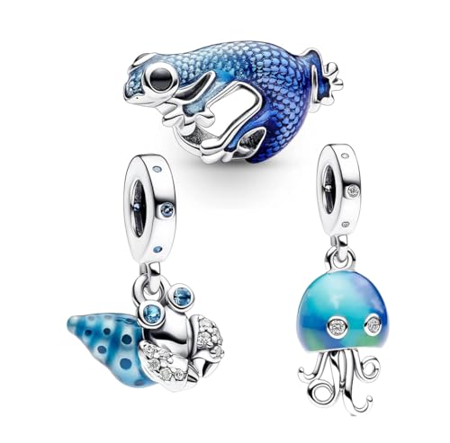 PHCLASY Set Charms Anhänger Nettes Tier Kompatibilität für Armband Herz Geburtstagsgeschenk für Frauen von PHCLASY