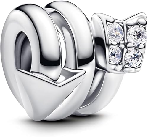 PHCLASY Verflochtene Pfeile Charm Kompatibel für Armbänder Halsketten und europäische Schlange für Frauen Muttertag Schmuck Geschenk von PHCLASY