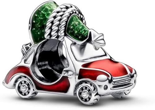 PHCLASY Weihnachten Charms Festwagen & Weihnachten Tree Bead Zirkonoxid fit Der Größte Teil Europas Armband&Halskette,Schmuck Charms für Damen PHCLASY Weihnachten Charms Festwagen & Weihnachten Tree Bead Zirkonoxid fit Der Größte Teil Europas Armband&Halskette,Schmuck Charms für Damen von PHCLASY