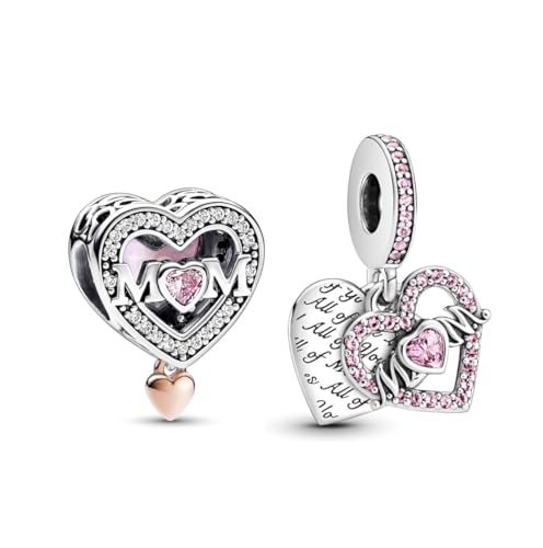PHCLASY Zum Muttertag Set Charm Kompatibel für Armbänder Halsketten und europäische Schlange für Frauen Muttertag Schmuck Geschenk von PHCLASY