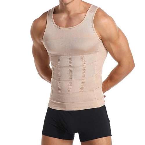 PHCOMRICH Schlankheits-Tanktop für Herren, figurformend, Kompressions-Shirts für Herren, schmale Unterhemden, Bauchmuskelunterhemd für Workout, Bauch, Teint,S PHCOMRICH Schlankheits-Tanktop für Herren, figurformend, Kompressions-Shirts für Herren, schmale Unterhemden, Bauchmuskelunterhemd für Workout, Bauch, Teint,S von PHCOMRICH