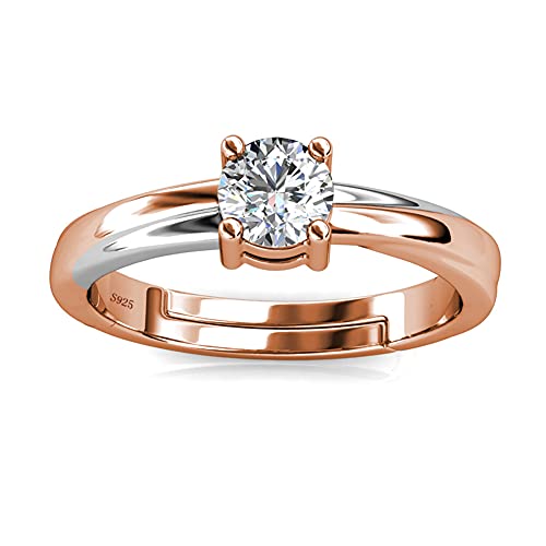 PHENIOTACE Damen Verlobungsring Solide Silber 925 Solitär Moissanit Diamant Hochzeitsring Trauringe Promise Ringe Offener Ring 0,6ct PHENIOTACE Damen Verlobungsring Solide Silber 925 Solitär Moissanit Diamant Hochzeitsring Trauringe Promise Ringe Offener Ring 0,6ct von PHENIOTACE