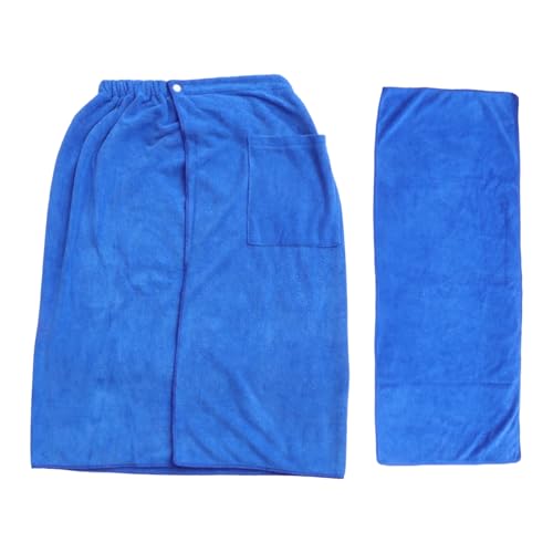 PHENOFICE Herren Badetuch Saugfähiger Baderock Bequemes Handtuch Für Zuhause Weiß von PHENOFICE