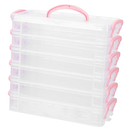 PHENOFICE Stapelbare Transparente Stiftbox Abnehmbarer Bleistift Organizer Für Schüler Lehrer Und Künstler Praktische Aufbewahrung Für Stifte Marker Und Mehr von PHENOFICE