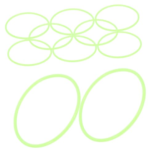 PHENOFICE 10stücke Leuchtende Silikonarmbänder Für Mädchen Jelly-armbänder Mit Leuchtarmreif Nachtleuchtarmbänder Für Unisex Dünne Silikonarmreifen Zum Tragen von PHENOFICE