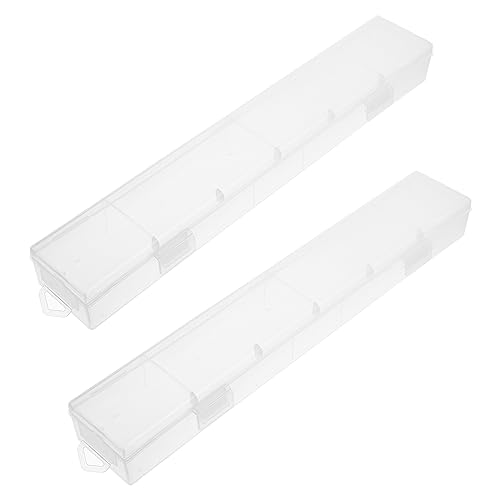 PHENOFICE 2 Stück Wasserkreide-aufbewahrungsboxen Für Künstlerbedarf Stifte-aufbewahrungskoffer Mit Clear View-Design von PHENOFICE
