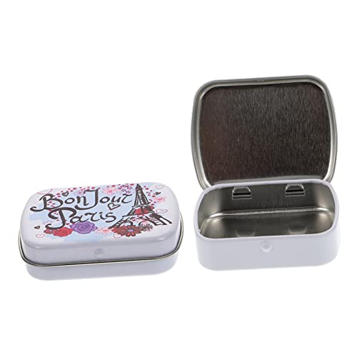 PHENOFICE Praktische Schreibwarenbox 2 Stücke Große Kapazität Metall Stifteaufbewahrung mit Deckel für Schule Büro von PHENOFICE