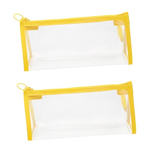 PHENOFICE 2stücke Kosmetik Organizer Tasche Kosmetiktasche Schmink Aufbewahrung Make-up Aufbewahrungstasche Schreibwarentasche Stiftetasche Studentenbedarf Zufällige Farbe von PHENOFICE