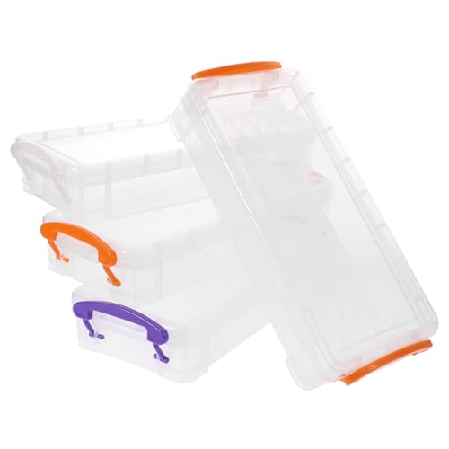 PHENOFICE Aufbewahrungsbox Für Stifte Transparent Stapelbar 30 cm Aus Kunststoff Großes Fassungsvermögen Organizer Für Bleistifte Lineale Kugelschreiber von PHENOFICE