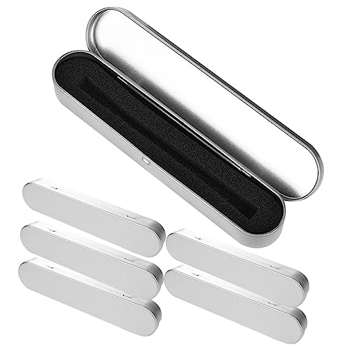 PHENOFICE Federmäppchen Aus Weißblech Tragbare Stifteboxen Blech Bleistift-Halter Kompakt Für Schule Und Büro Organizer Für Stifte Und Büromaterial von PHENOFICE