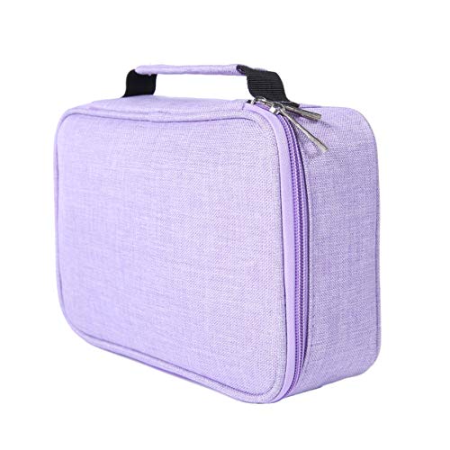 PHENOFICE 72löcher Bleistiftetui Hochkapazität Federmäppchen Für Kunst Und Büro Für Farbstifte Aquarellstifte Und Tragbar Für Altersgruppen von PHENOFICE