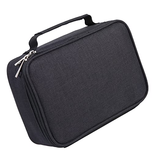 PHENOFICE 72 Mäppchen schminkbeutel kosemtiktasche Stift Halter Stift etuie stifttaschenlampe Geburtstags mitbringsel Markerhalter zeichenutensilien Farbstifttasche abschlussgeschenk Black von PHENOFICE