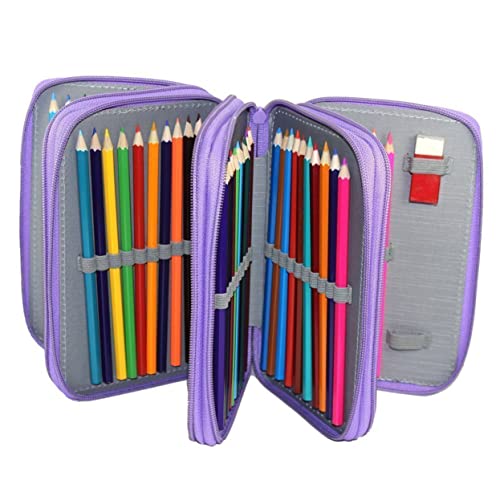 PHENOFICE Federmäppchen Für Die Kunstschule 72 Fächer Organizer Mit Radiergummi Und Robustes Federmäppchen Aus Nylon von PHENOFICE