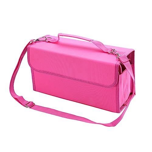 PHENOFICE 80 Aufbewahrungstasche mit Reißverschluss Aufbewahrung für Markierstifte Karte Stiftetui Büro nylontasche Marker aufbewahrung für Stifte Aufbewahrungsbehälter Rosy PHENOFICE 80 Aufbewahrungstasche mit Reißverschluss Aufbewahrung für Markierstifte Karte Stiftetui Büro nylontasche Marker aufbewahrung für Stifte Aufbewahrungsbehälter Rosy von PHENOFICE