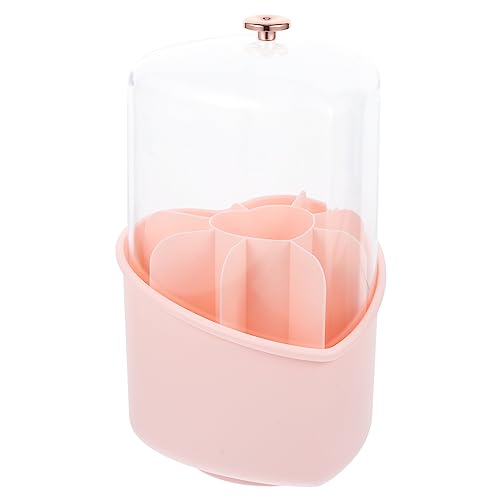 PHENOFICE Aufbewahrungsbox Für Kosmetikpinsel Stifthalter in Herzform Make-up-Pinsel-Organizer Schminktisch Organizer Mit Deckel Aus Kunststoff von PHENOFICE
