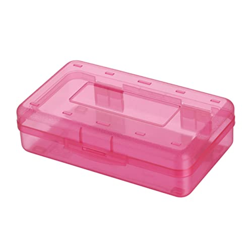 PHENOFICE Mäppchen Profi Fall Besonders löschbar Bleistifte aufbewahrungsdose Storage Boxes kunststoffschale nadeletui Stift etui Stifteetui für Studenten Bleistiftbehälter Plastik rot von PHENOFICE