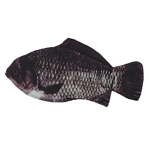 PHENOFICE Mäppchen gefälschtes Fischspielzeug Schreibwarenhalter Stiftetui Schreibwarentasche Fisch Geldbörse schreibutensilien Makeup Tasche gefälschte Fischtasche Studentengeschenk Stoff von PHENOFICE