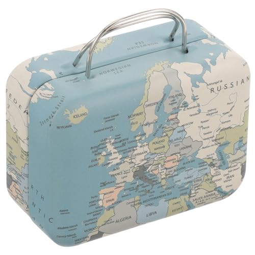PHENOFICE Mini-Retro-Koffer Aufbewahrungsbox Für Falsche Wimpern Kleine Dekorative Kosmetikbox Mitnehmbar von PHENOFICE