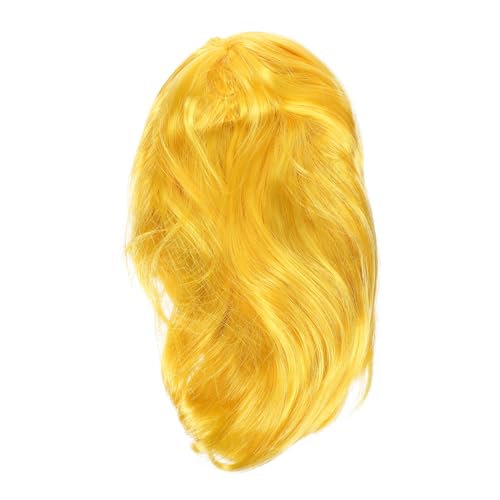 PHENOFICE Funky Gelbe Perücke Für Und Kostümpartys Lustige Cosplay-zubehör Für Erwachsene Leicht Und Perfektes Fotorequisit von PHENOFICE