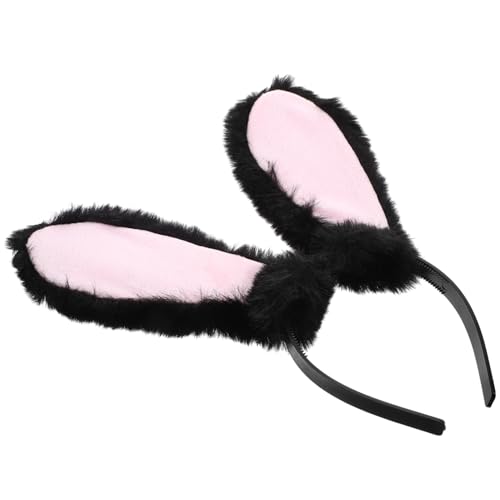 PHENOFICE Plüsch Hasenohren Haarreif Für Ostern Niedliches Bunny Cosplay Zubehör Für Partys Kostüme Und Festlichkeiten Leicht Und Bequem Für Anlässe von PHENOFICE