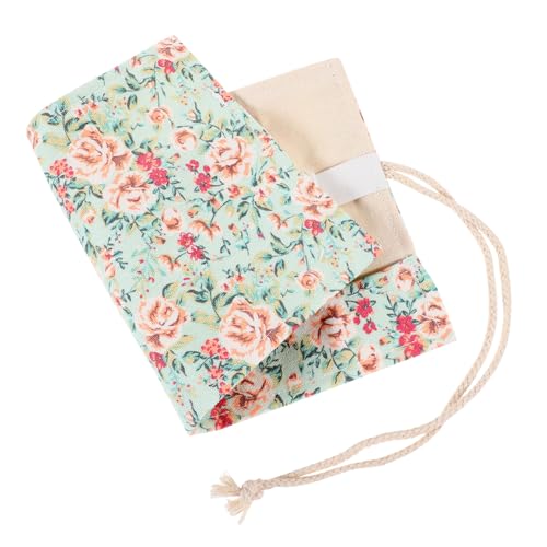 PHENOFICE Rollmäppchen Für Stifte Aus Canvas Tragbare Stifttasche Zum Aufrollen Federmäppchen Mit Großem Fassungsvermögen Stifte-Organizer Zum Aufrollen Für Kunststudenten von PHENOFICE