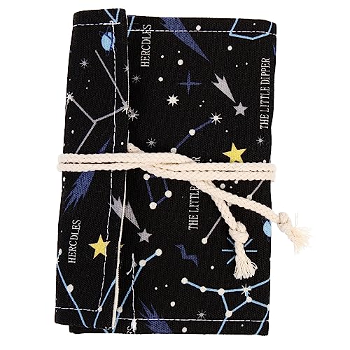 PHENOFICE Rollos aus Segeltuch Bleistifte Masse Tasche für Zeichenstifte Buntstift-Organizer Pinsel Stift aufbewahrung stifte Box Federtasche mit großem Fassungsvermögen Farbstift-Organizer von PHENOFICE