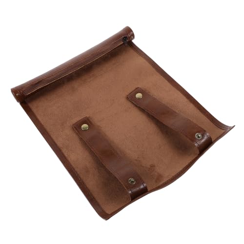 PHENOFICE Würfel-Aufbewahrungstasche Roll-up-Organizer Reißverschluss Tragbare Pu-Ledertasche Leicht Einfach Zu Reinigen und Überall Hin Mitzunehmen von PHENOFICE