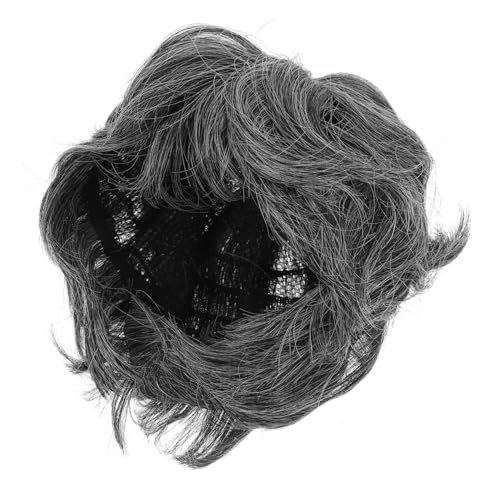 PHENOFICE Kostüm Perücke Für Damen Graue Kurzhaarperücke Großmutter Cosplay Zubehör Für Karneval Halloween Bühnenauftritte Leicht Tragbar von PHENOFICE