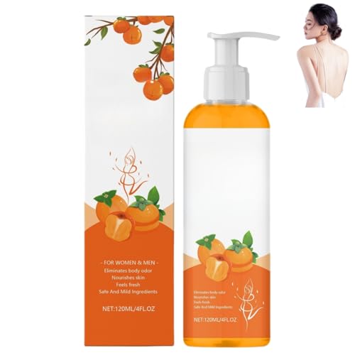 Das erfrischende und feuchtigkeitsspendende Persimmon Duschgel entfernt Körpergeruch bei älteren Menschen, reinigt und pflegt tiefenwirksam und ist für Männer und Frauen geeignet. von PHFDQKG