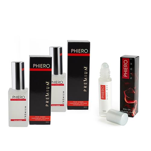 2 Phiero Premium + Phiero Night Man: Parfüms mit Pheromonen für männer von PHIERO