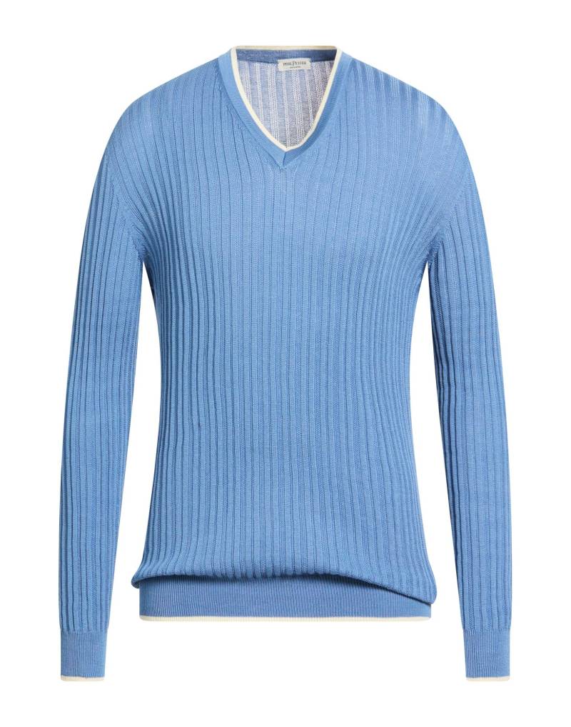 PHIL PETTER Pullover Herren Taubenblau von PHIL PETTER