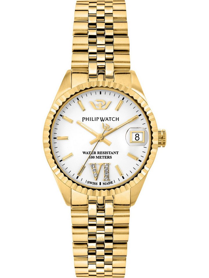 PHILIP WATCH UHREN Quarzuhr Philip Watch Damen-Uhren Analog Quarz von PHILIP WATCH UHREN
