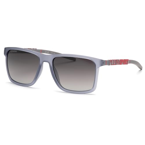 PHILIPP PLEIN SPORT Herren Skyblade Sonnenbrille, Grau (Transp.Grey), 59/16/145 von PHILIPP PLEIN SPORT
