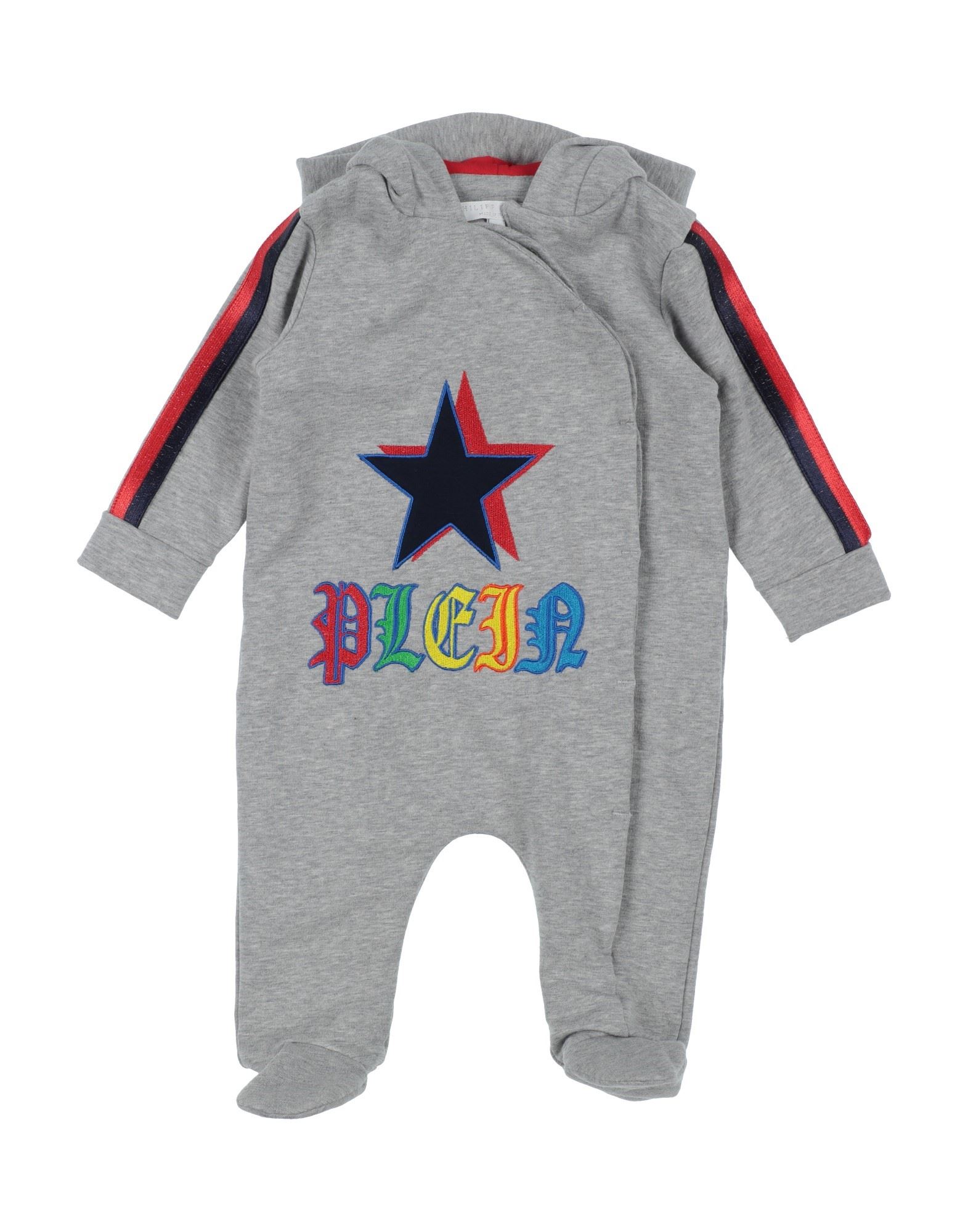 PHILIPP PLEIN Babystrampler & -latzhosen Kinder Grau von PHILIPP PLEIN