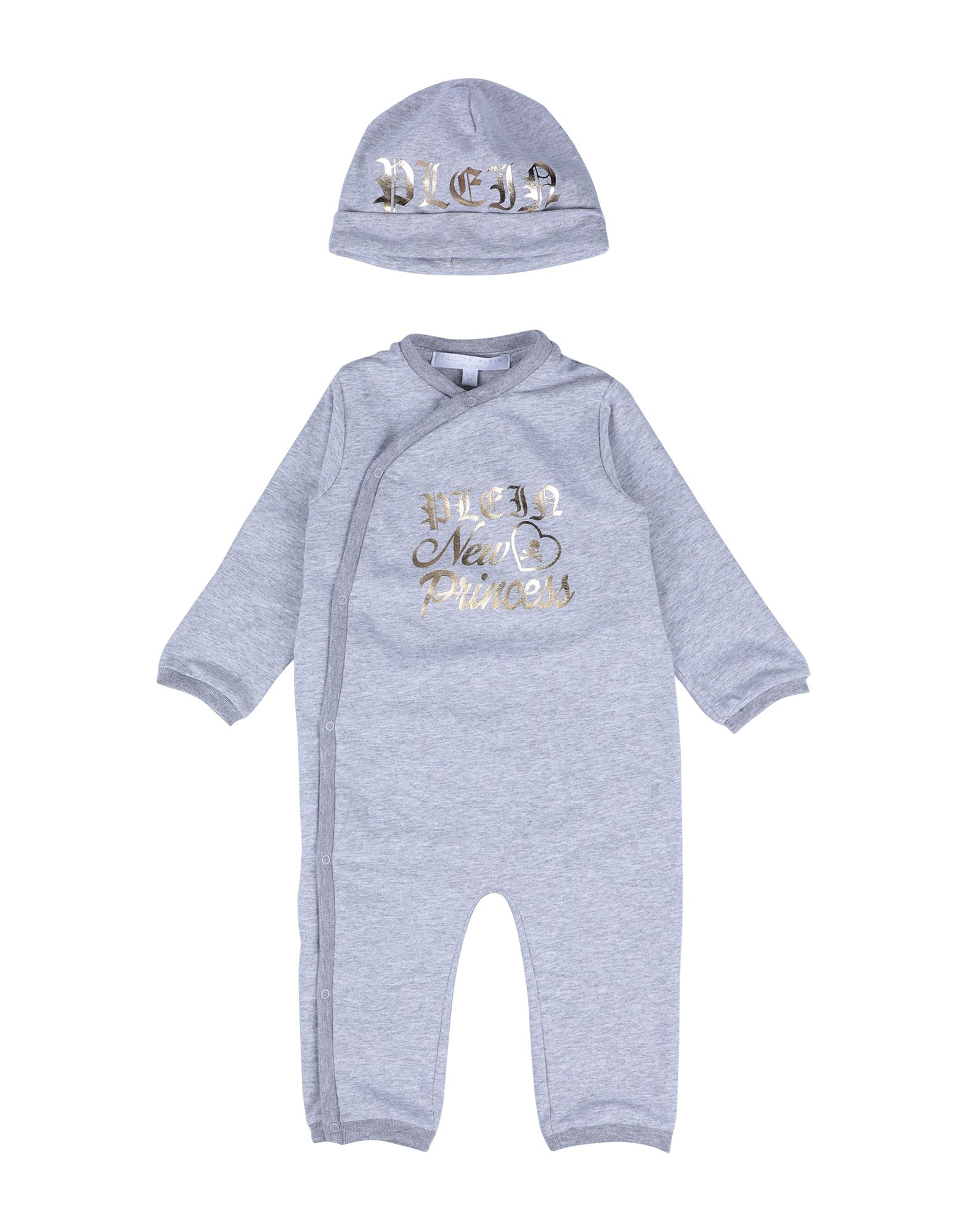 PHILIPP PLEIN Babystrampler & -latzhosen Kinder Grau von PHILIPP PLEIN