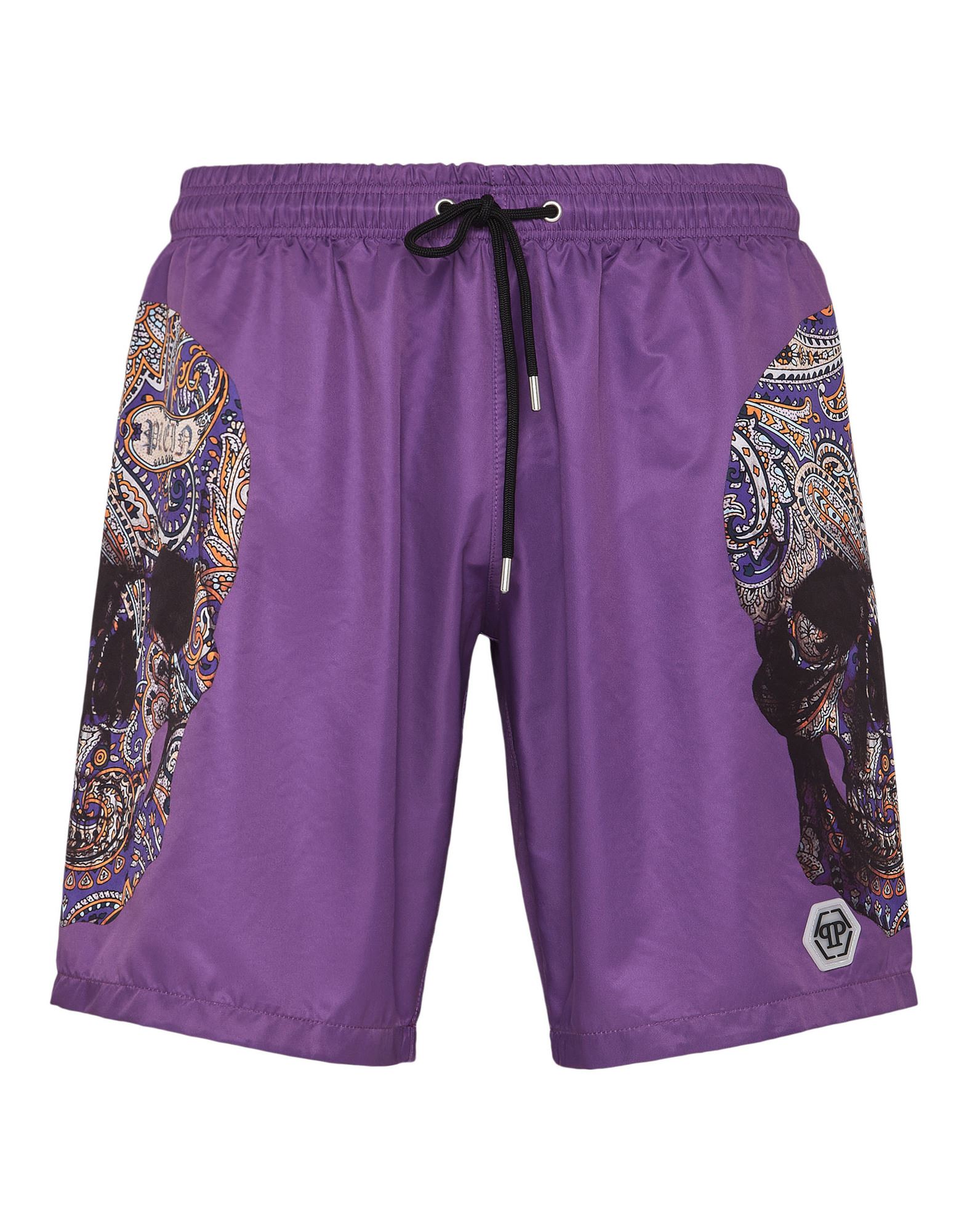 PHILIPP PLEIN Badeboxer Herren Violett von PHILIPP PLEIN