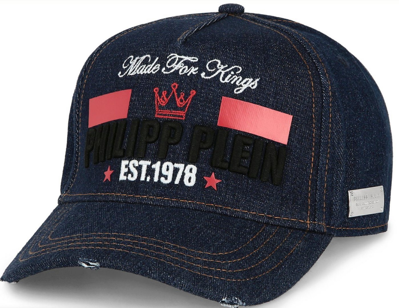 PHILIPP PLEIN Baseball Cap Logo Embroidered Kappe Moderne trifft auf ikonischen Stil von PHILIPP PLEIN