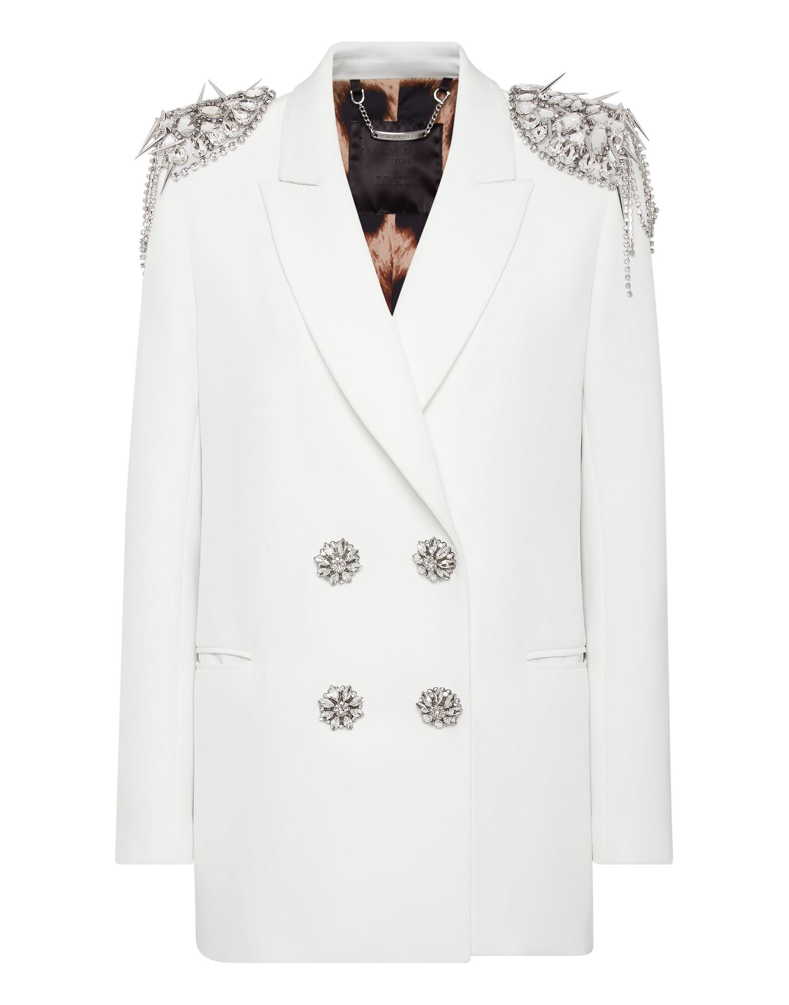 PHILIPP PLEIN Blazer Damen Weiß von PHILIPP PLEIN