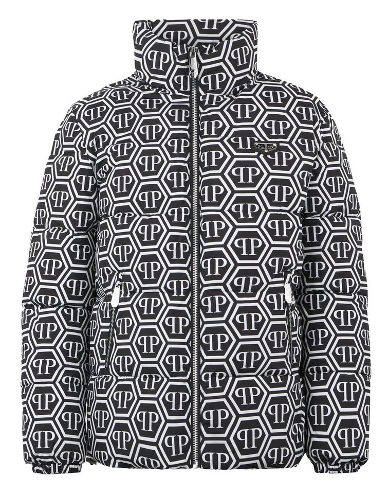 PHILIPP PLEIN Blouson Nylon Puffer Jacket Monogram von PHILIPP PLEIN