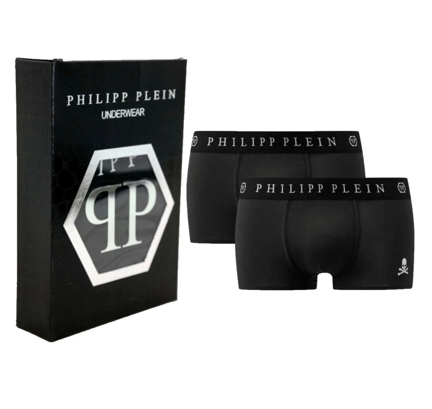 PHILIPP PLEIN Boxer 2er-Pack Herren Unterwäsche Shorts Original Verpackt in Python-Optik Geschenkbox PHILIPP PLEIN Boxer 2er-Pack Herren Unterwäsche Shorts Original Verpackt in Python-Optik Geschenkbox von PHILIPP PLEIN