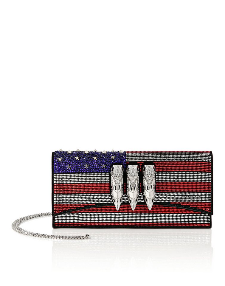 PHILIPP PLEIN Clutch Eagle Verziert von PHILIPP PLEIN