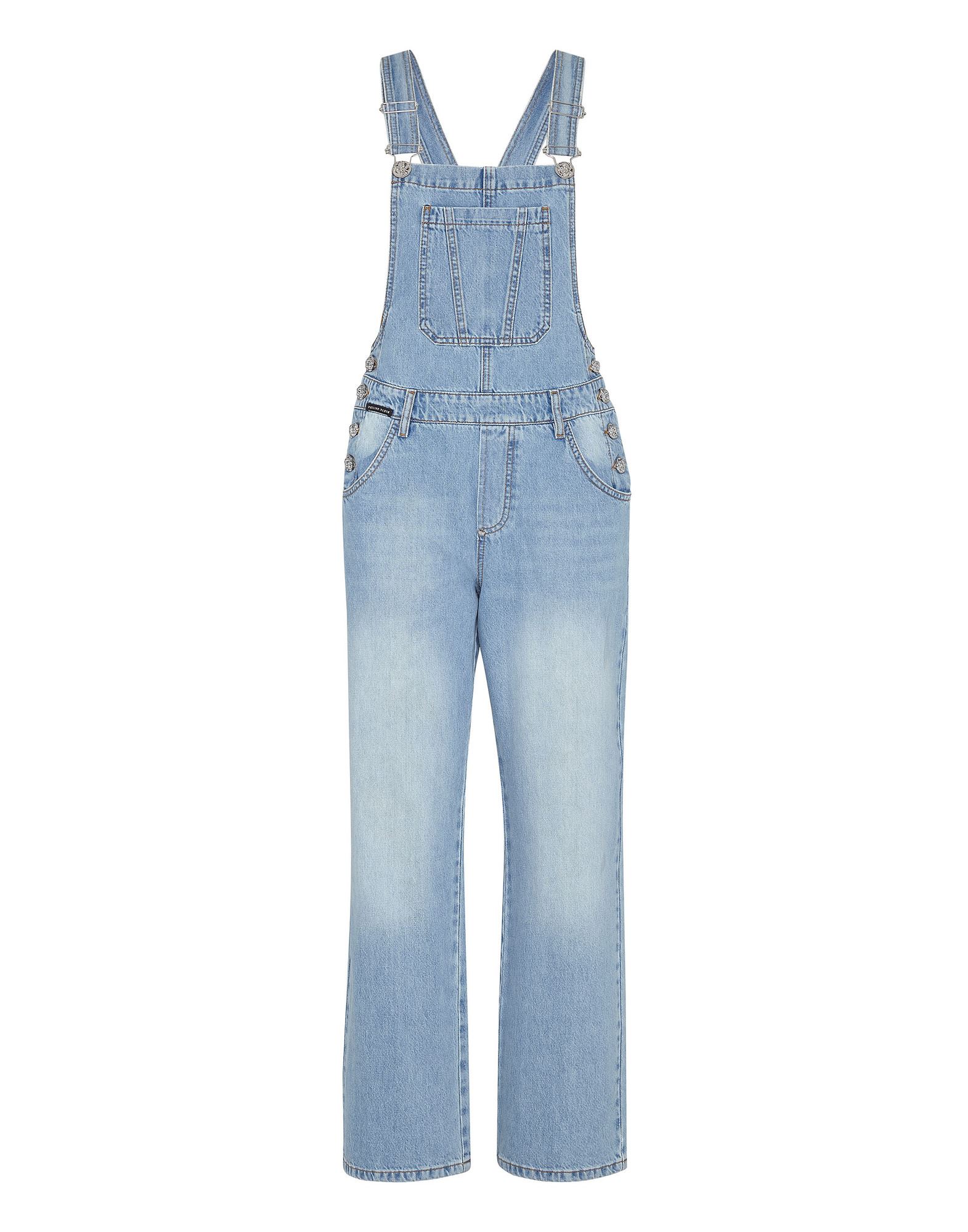 PHILIPP PLEIN Jumpsuit Damen Hellblau von PHILIPP PLEIN