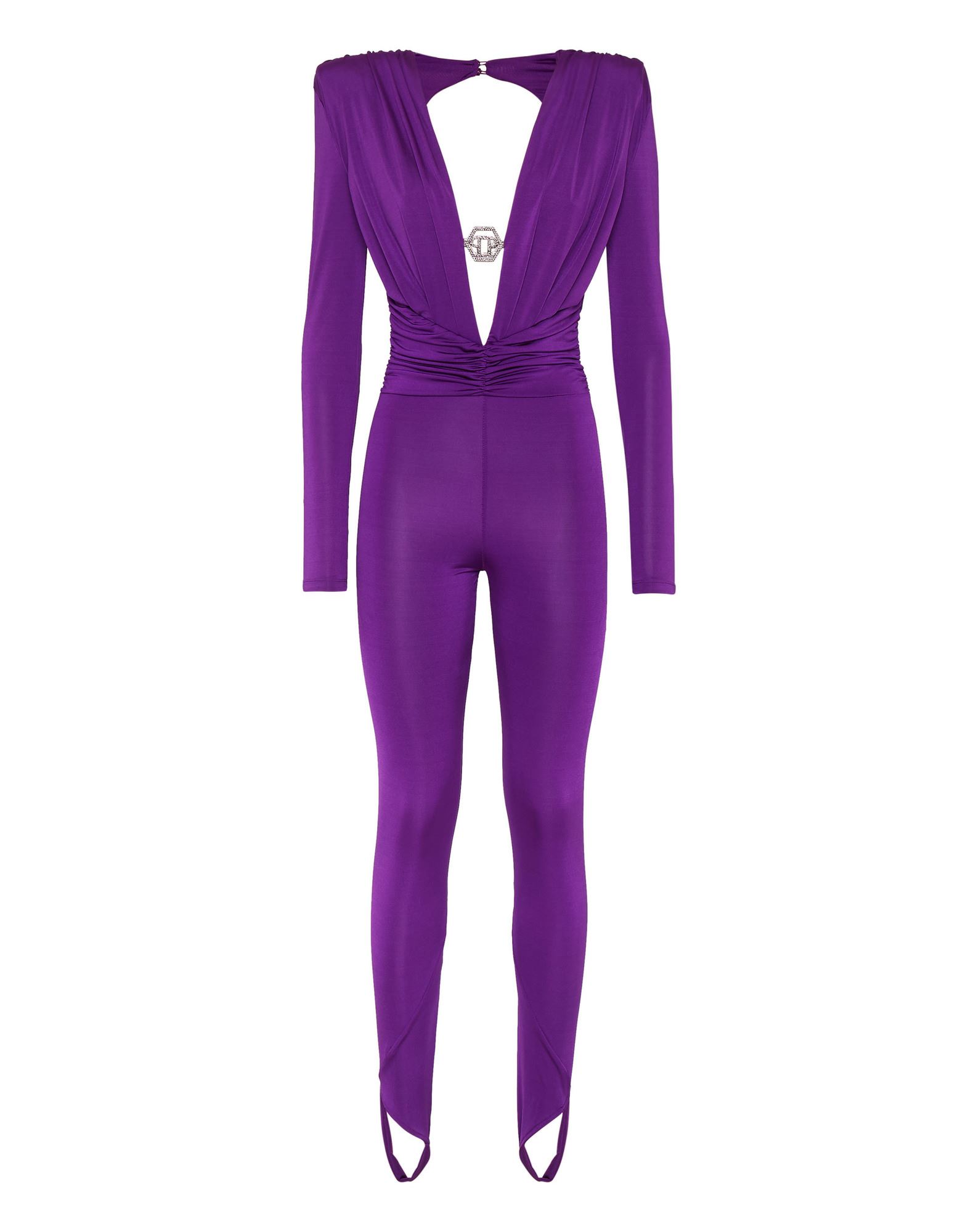 PHILIPP PLEIN Jumpsuit Damen Violett von PHILIPP PLEIN