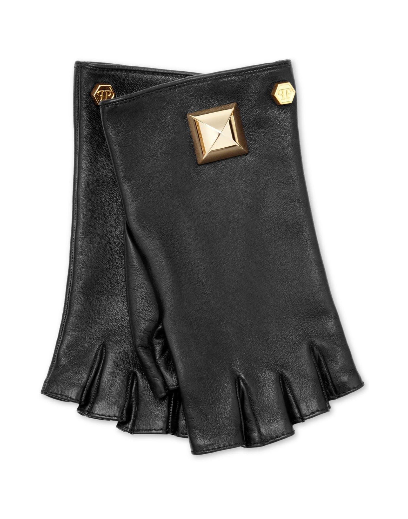 PHILIPP PLEIN Handschuhe Damen Schwarz von PHILIPP PLEIN